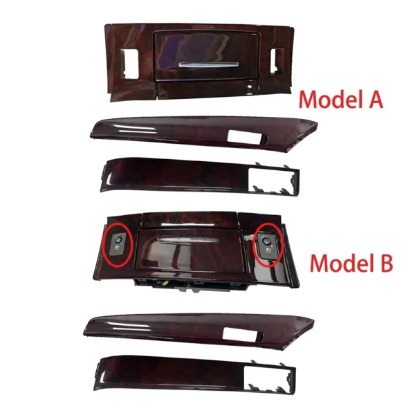 Suitable for Lexus LX570 Co-Pilot Peach Wood Panel Ornamental Plate Air Outlet Door Peach Wood Ashtray Car Accessories