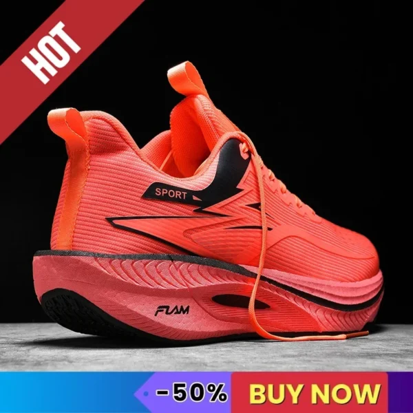 ⁦Sports Running Shoes Men Sneakers Marathon Breathable Comfortable Brand Trend Women Athletic Fitness Outdoor Sneakers AirCushion⁩ - الصورة ⁦5⁩