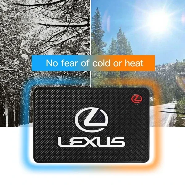 PVC Silicone Car Dashboard Non-Slip Mat Anti-Slip Pad For Lexus F SPORT ES RX NX LS UX LM LX GX LC RZ IS CT GS RC HS Accessories - Image 4