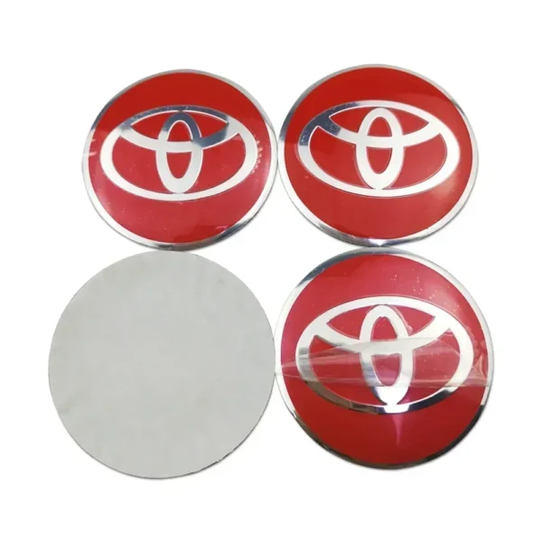65mm Car Wheel Center Hub Caps Sticker for Camry Highlander Corolla Rav4 Tundra Crown Land Cruiser Tacoma Accessories - Image 2