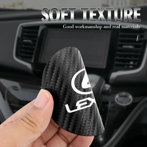 2Pcs Leather Coaster Anti-noise Water Cup Pad Cushion For Lexus UX250h RX450h CT200h RX400h NX300h RX350 RX300 GX470 IS350 ES335 - Image 5