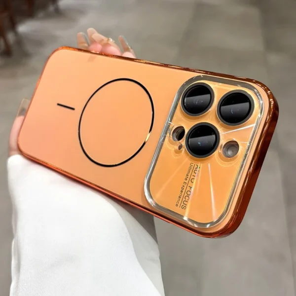 Luxury Laser Slim Matte Magsafe Magnetic Wireless Charging Case For iPhone 17 Air 12 13 14 15 16 17 Pro Max Hard Back Cover