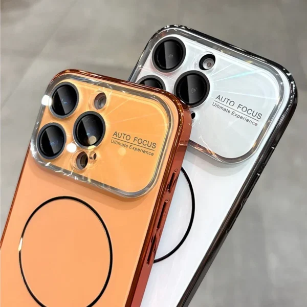 Luxury Laser Slim Matte Magsafe Magnetic Wireless Charging Case For iPhone 17 Air 12 13 14 15 16 17 Pro Max Hard Back Cover - Image 3