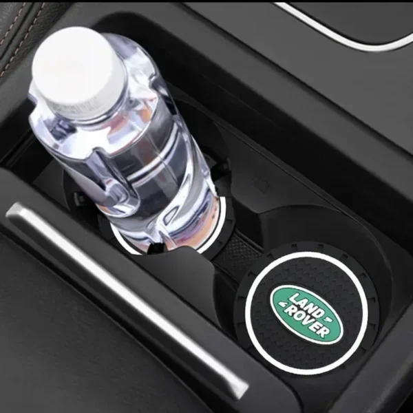 ⁦2Pcs Car Water Cup Bottle Holder Anti-slip Pad Mat Silica Gel For Land Rover Ranger Freelander Evoque Discovery Car Styling⁩ - الصورة ⁦4⁩