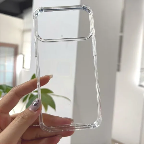 New Four-corner anti-drop Clear Case for iPhone 17 17 Air 17 Pro Max Shockproof transparent hard Cover for 17Pro with Feature