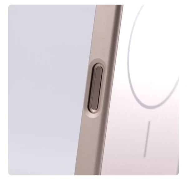 ⁦Large Window Protect For Magsafe Phone Case For iPhone 17 Air 16 15 14 13 Pro Max AG Nano Frosted Glass Magnetic Charge Cover⁩ - الصورة ⁦5⁩
