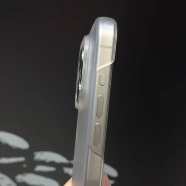 ⁦Matte Ultra thin Transparent Heat Dissipation Case for iPhone 17 12 11 15 16 Pro Max 13 14 Plus 17pro 17 Air Borderless PC Cover⁩ - الصورة ⁦6⁩