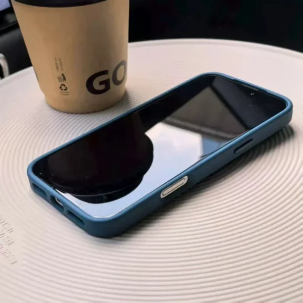 ⁦Original Matte Translucent Lens Protect Magsafe Phone Case For iPhone 17 17 Air 17Pro 17 Pro Max Magnetic Wireless Charge Cover⁩ - الصورة ⁦5⁩