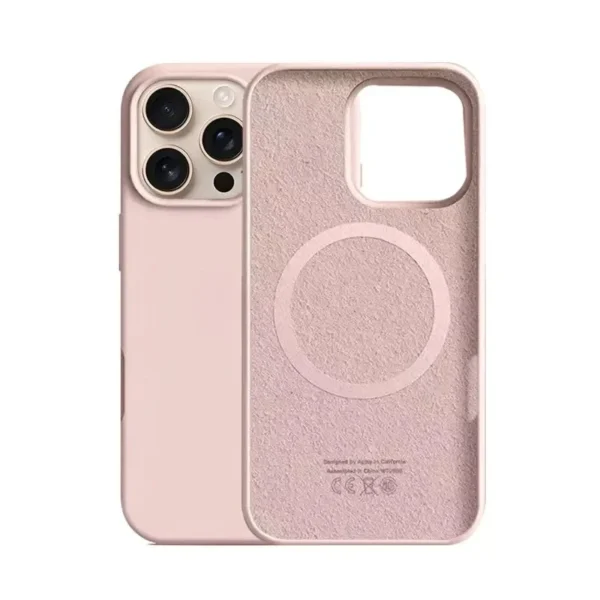 Original Silicone Magnetic Cases For iPhone 17 16 15 14 13 Pro Max 16 Plus 17 Air Case logo For iPhone 17 16 15 14 Pro Case - Image 5
