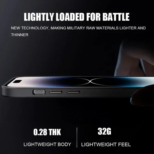 ⁦Original Case For iPhone 17 Air 16 15 14 13 12 11 Pro Max Plus For Magsafe Magnetic Wireless Charge Lens Protector Matte Cover⁩ - الصورة ⁦4⁩