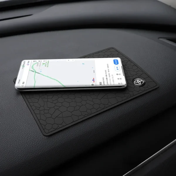 ⁦PVC Buffer Mat Non Slip Pad Car Accessories For Toyota Gazoo Racing TRD Corolla Yaris Chr Auris Rav4 Prius Prado Avensis Verso⁩ - الصورة ⁦5⁩