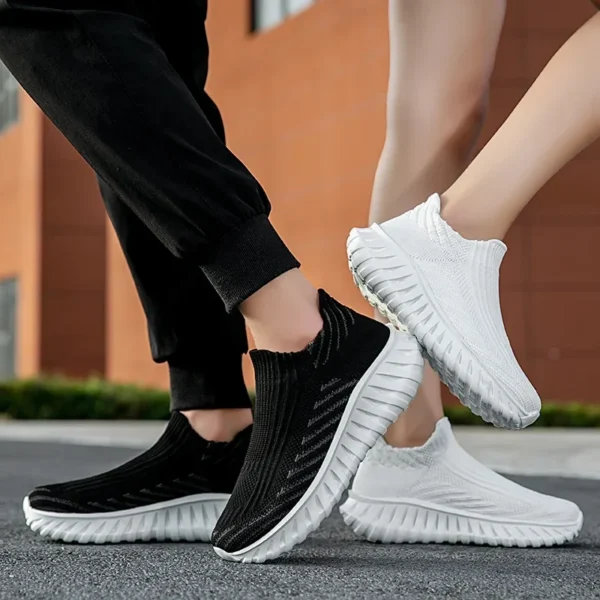 ⁦Women's Running Shoes Lightweight, Anti Slip Shock-absorbing Sports Shoes Men's 2025 Summer New Item Tennis Female Skateboard⁩ - الصورة ⁦5⁩