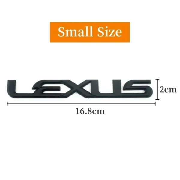 ABS/Metal Car Rear Trunk Emblem Badge Sticker for Lexus Logo ES300 IS300 IS350 ES250 ES350 IS250 CT200H GS350 NX200 Accessories - Image 2