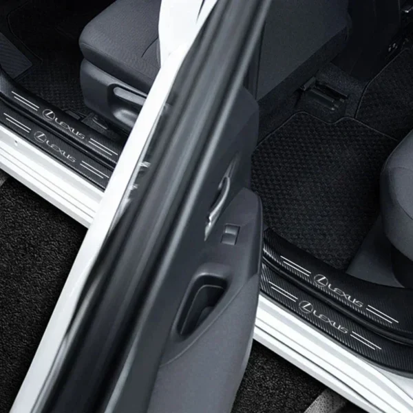 Car Door Sill Carbon Stickers For Lexus RX330 IS250 Ct200h ES300h RX350 IS300h NX300h UX GX470 LX570 LS430 LS460 LS RX300 GS NX - Image 6