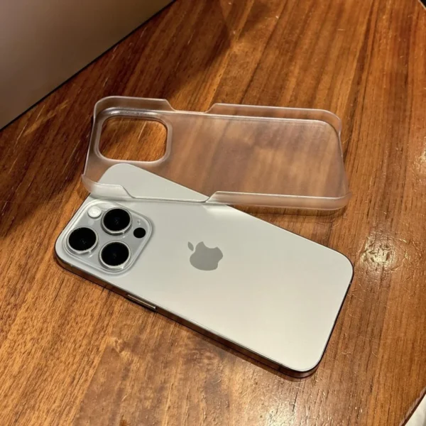 ⁦Matte Ultra thin Transparent Heat Dissipation Case for iPhone 17 12 11 15 16 Pro Max 13 14 Plus 17pro 17 Air Borderless PC Cover⁩ - الصورة ⁦5⁩