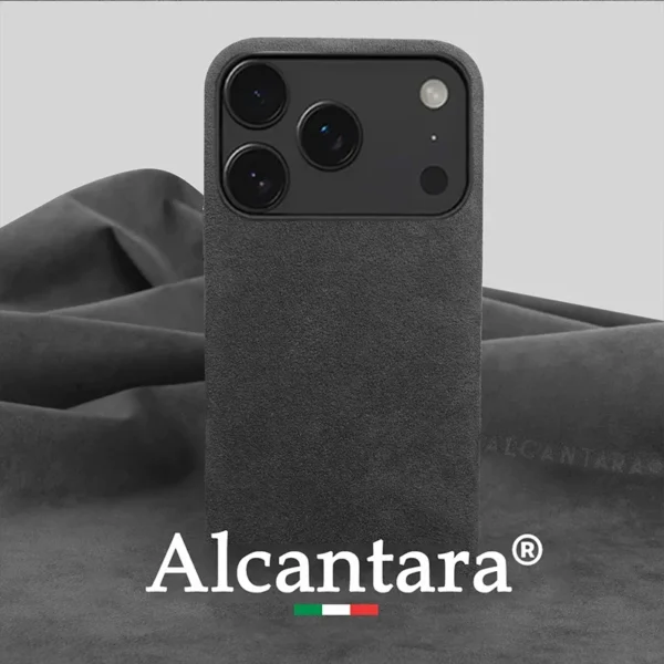 Real Alcantara Case For iPhone 17 Pro Max Air Magnetic Magsafe Cover Premium Artificial Leather Cases For iPhone 17 Air Pro Max