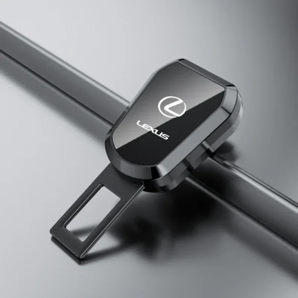 ⁦1/2PCS Car Seat Belt Clip Extender Safety Seatbelt Lock Buckle Plug Thick Insert Socket Buckle For LEXUS Interior Accessories⁩ - الصورة ⁦2⁩