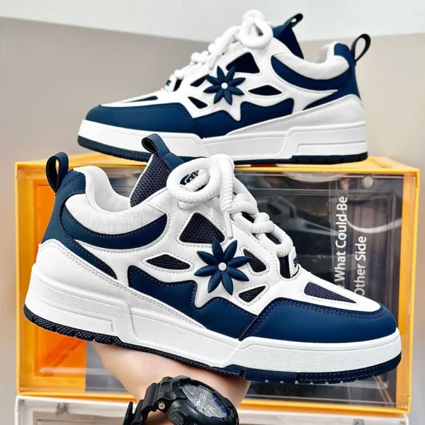 2024 Season New Korean Style Student Casual Board Shoes Classic Thick Sole Breathable Outdoor Running and Sports Shoes for Men