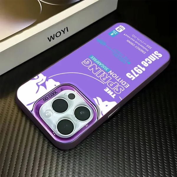 ⁦Fashion Red Phone Case For ins B-Bulles Phone Case For iPhone 16e 16 15 14 13 12 11 mini Pro Max X XR XSMAX Plus Anti Back Cover⁩ - الصورة ⁦4⁩