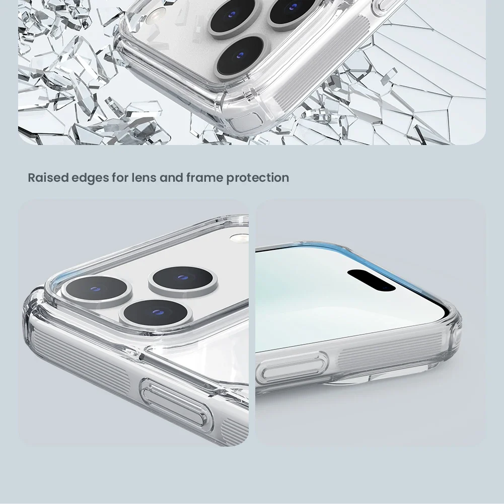 For iPhone 17 Pro Max / 17 Air Nillkin Case Transparent Clear Nature TPU Pro Soft Touch Silicone Back Cover Cases For iPhone 17 - الصورة 5