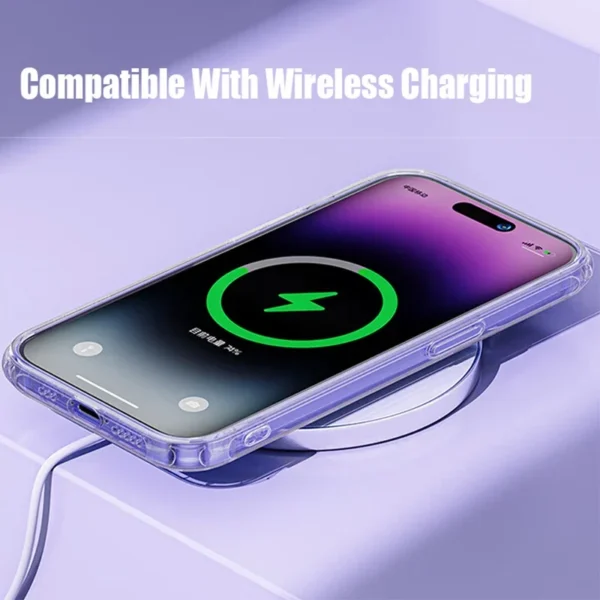 ⁦Transparent Phone Case For iPhone 16 11 12 13 14 15 Pro Max Soft TPU Silicone For iPhone XS Max XR 8 7Plus Back Cover Clear Case⁩ - الصورة ⁦6⁩