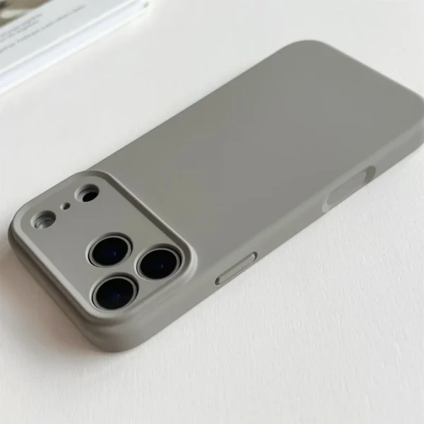 ⁦TPU Shockproof Cover For iPhone 17 16 Pro Max For iPhone 17Air 16 15 14 13 Plus Case Liquid Silicone Original TPU Protect Case⁩ - الصورة ⁦3⁩