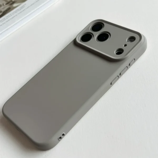 ⁦TPU Shockproof Cover For iPhone 17 16 Pro Max For iPhone 17Air 16 15 14 13 Plus Case Liquid Silicone Original TPU Protect Case⁩ - الصورة ⁦2⁩