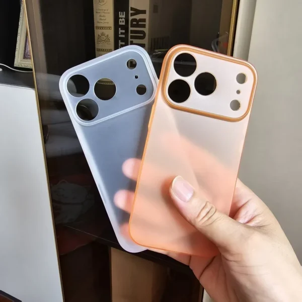 ⁦Ultra Thin invisible Protective Case For Apple Iphone 17 Pro Max Cover iphone17 Pro 17Pro 17ProMax iphone Air Slim Cover Cases⁩ - الصورة ⁦2⁩