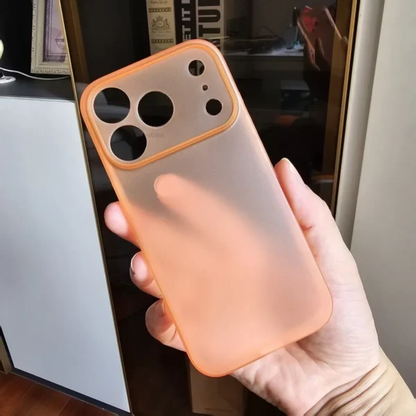⁦Ultra Thin invisible Protective Case For Apple Iphone 17 Pro Max Cover iphone17 Pro 17Pro 17ProMax iphone Air Slim Cover Cases⁩ - الصورة ⁦4⁩