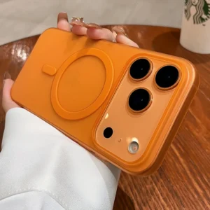 For iPhone 17 Air 17Pro Max Magsafe Case for iPhone 16 15 17 Pro Max 16 Plus Slim Matte Ultra Thin PC Magnetic Shockproof Cover