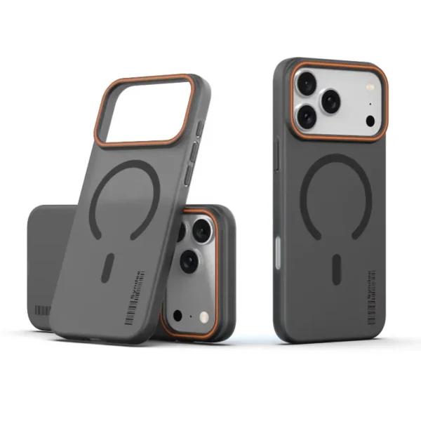 ⁦Popular Candy Colour PC Frosted Magnetic Charging Phone Case For IPhone 17 Air Pro Max Anti-Drop Translucent Matte Protect Cover⁩ - الصورة ⁦6⁩