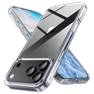 Shockproof Hard Acrylic Crystal Case for iPhone 17 Pro Max Case Military Grade Back Slim Case for iPhone 17 Air Back Cover Shell<span> - </span>iPhone17