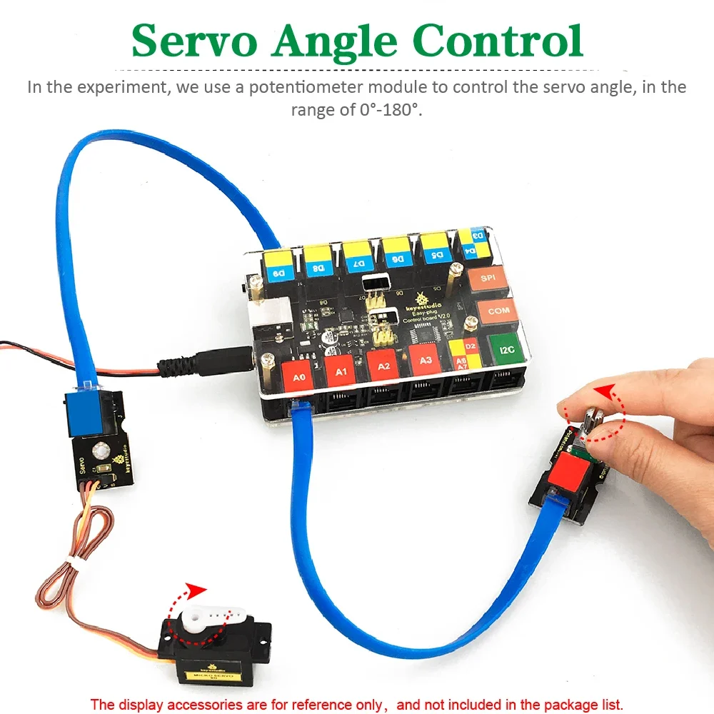 Keyestudio EASY plug( Servo Module +Micro Servo )For Arduino Robot - الصورة 5