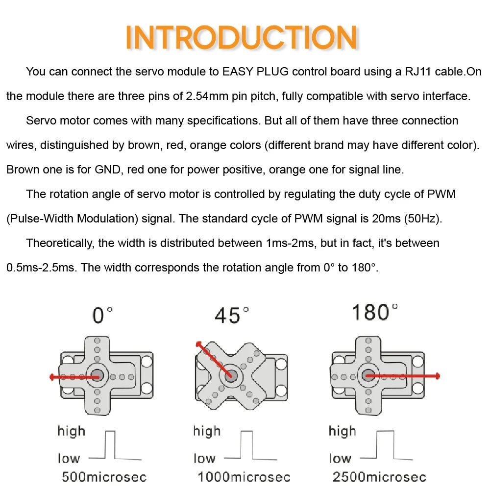 Keyestudio EASY plug( Servo Module +Micro Servo )For Arduino Robot - الصورة 6