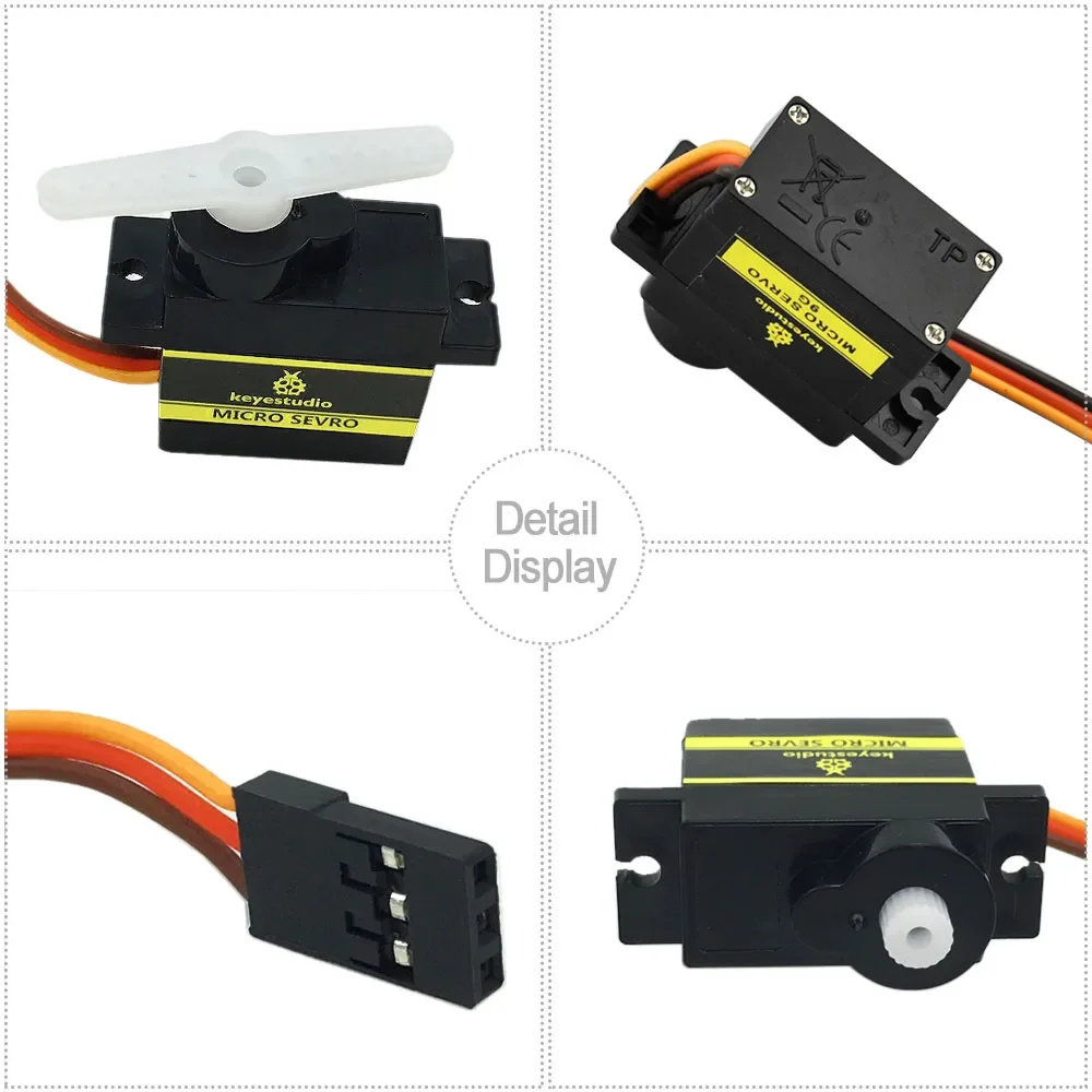 Keyestudio EASY plug( Servo Module +Micro Servo )For Arduino Robot - الصورة 3