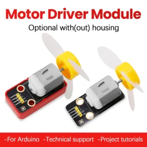 Keyestudio DIY Electronic Building Blocks 130 Motor Module For Arduino & Raspberry Pi Copmatible With LEGO<span> - </span>3 PCS With Case