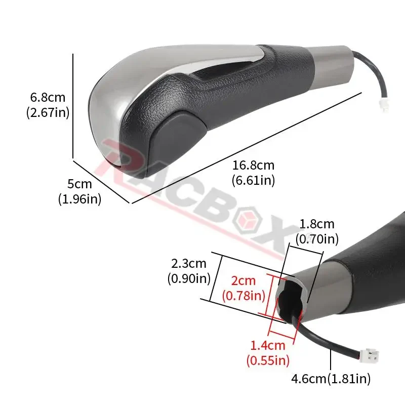 Gear Shift Knob Automatic Transmission Shifter Lever Head for Chevrolet Aveo Trax Sonic 2012-2017 for Holden Barina TM 95179701 - الصورة 3