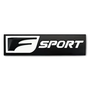 New 3D Metal Sport Sticker Badge Body Sticker For Lexus F SPORT CT ES GS NX IS250 CT200h IS300h ES300h ERX400h NX300h<span> - </span>A-Black