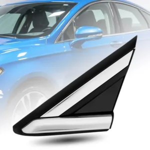 Auto Front Left Right Fender Pillar Trim Mirror Corner Molding Black Chorme for Ford Fusion 2013 2014 2015 2016 2017 2018 Parts<span> - </span>1pc Left