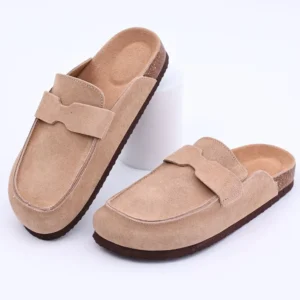 Litfun Women's Cork Foorbed Clogs With Arch Support Fashion Adjustable Strap Mules Unisex House Cork Slippers New Clogs Sandals