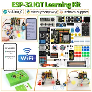 Keyestudio IOT ESP32 Learning Kit For Arduino ESP32 All-in-One Learning +134 Projects Support MicroPython&Arduino C Programming