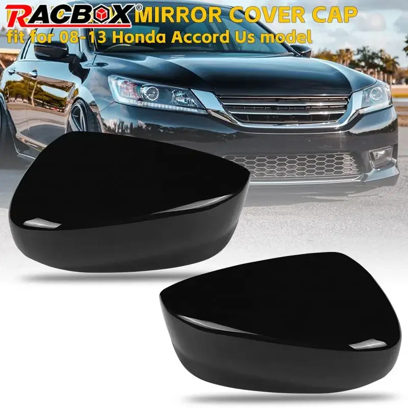 Auto Rearview Mirror Cover Cap for Honda Accord US Model 2008 2009 2010 2011 2012 Car Left Right Side Primed Black Accessories