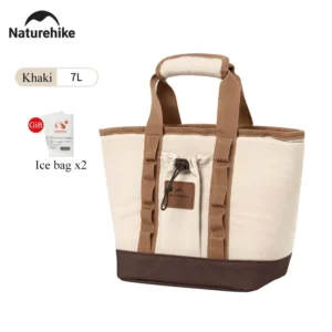 Naturehike 15L صندوق تبريد 10h على المدى الطويل إبقاء الباردة أضعاف حقيبة الغداء المحمولة نزهة صندوق رائع في الهواء الطلق شواء الصيد التخييم حقيبة للحفاظ على البرودة<span> - </span>7l