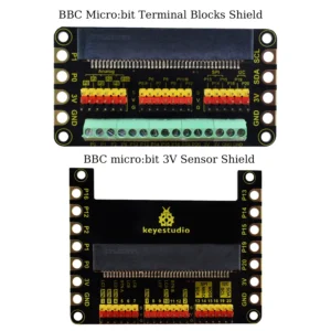 keyestudio Micro:bit Terminal Blocks Shield & 3V Sensor Shield For BBC Micro:bit DIY Electronic Test<span> - </span>3V Sensor Shield
