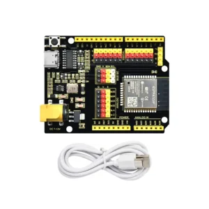 Keyestudio IOT ESP32 PLUS Development Board WROOM-Module WIFI+Bluetooth Compatible Arduino UNO With FreeRTOS System+Type C USB
