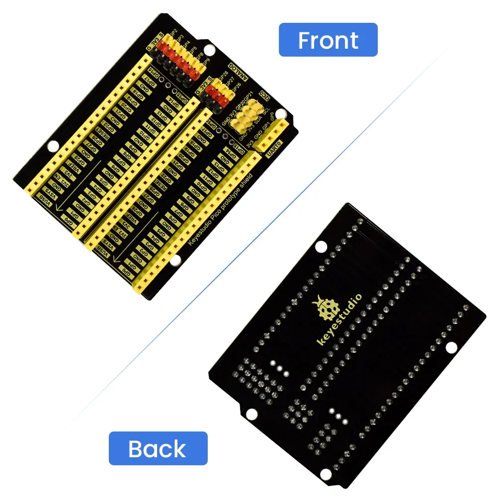Keyestudio Pico IO Prototype Expansion board for Raspberry pi Diy Kit Electronics for Adults STEM Education Programming Study - Image 2