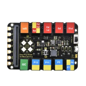 Keyestudio EASY Plug Shield V1.0+Acrylic Board DIY STEM Projects for Micro:Bit