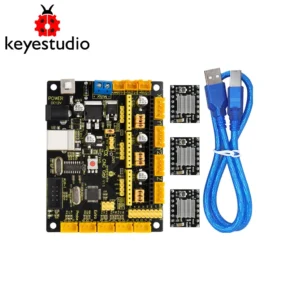 Keyestudio CNC V1.0 board+3pcs 4988 Driver W/Heat Sink + USB cable for arduino CNC/laser engraving machine/writing robots GRBL