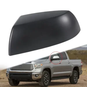 Left Right Side Wing Rearview Mirror Cover Cap for Toyota Tundra Sequoia 2011 2012 2013 2014 2015 2016 2017 2018 2019 Replace<span> - </span>Texture Black LH