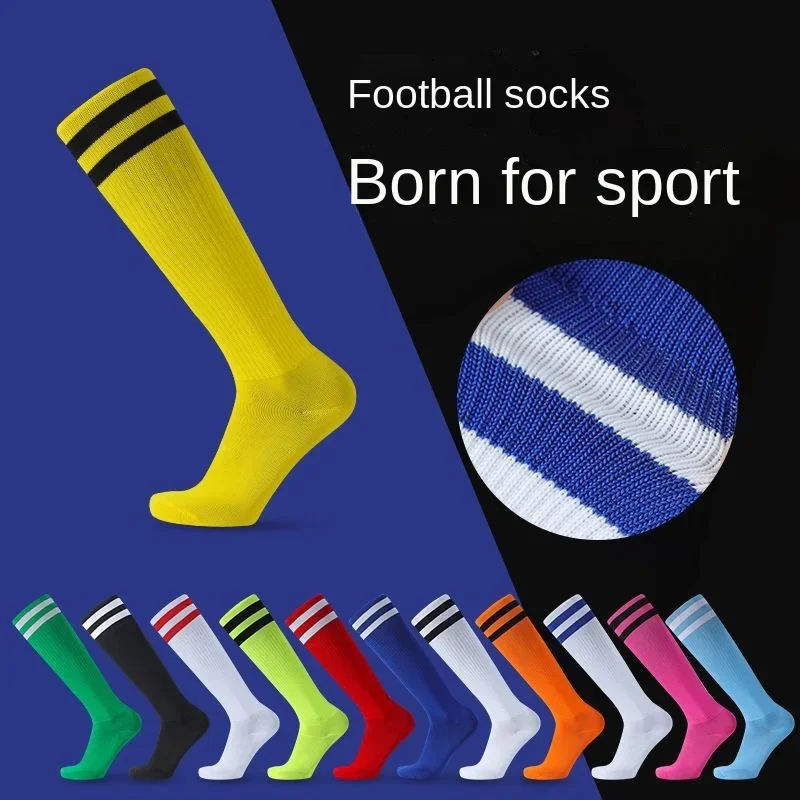 Football Socks Stockings Thin Male Female Adults Children Kids Students Perform Dance Breathable Men Running Sports Outdoor Z1 - الصورة 3